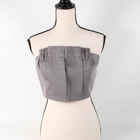 Boohoo Petite Tailored Bandeau - Size 8 - NWT - Picture 2 of 10